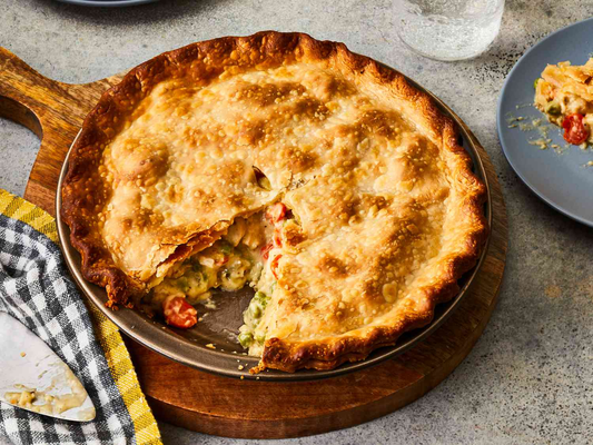 Savoring Southern Comfort: Our Chicken Pot Pie Paired with Classic Green Bean Casserole