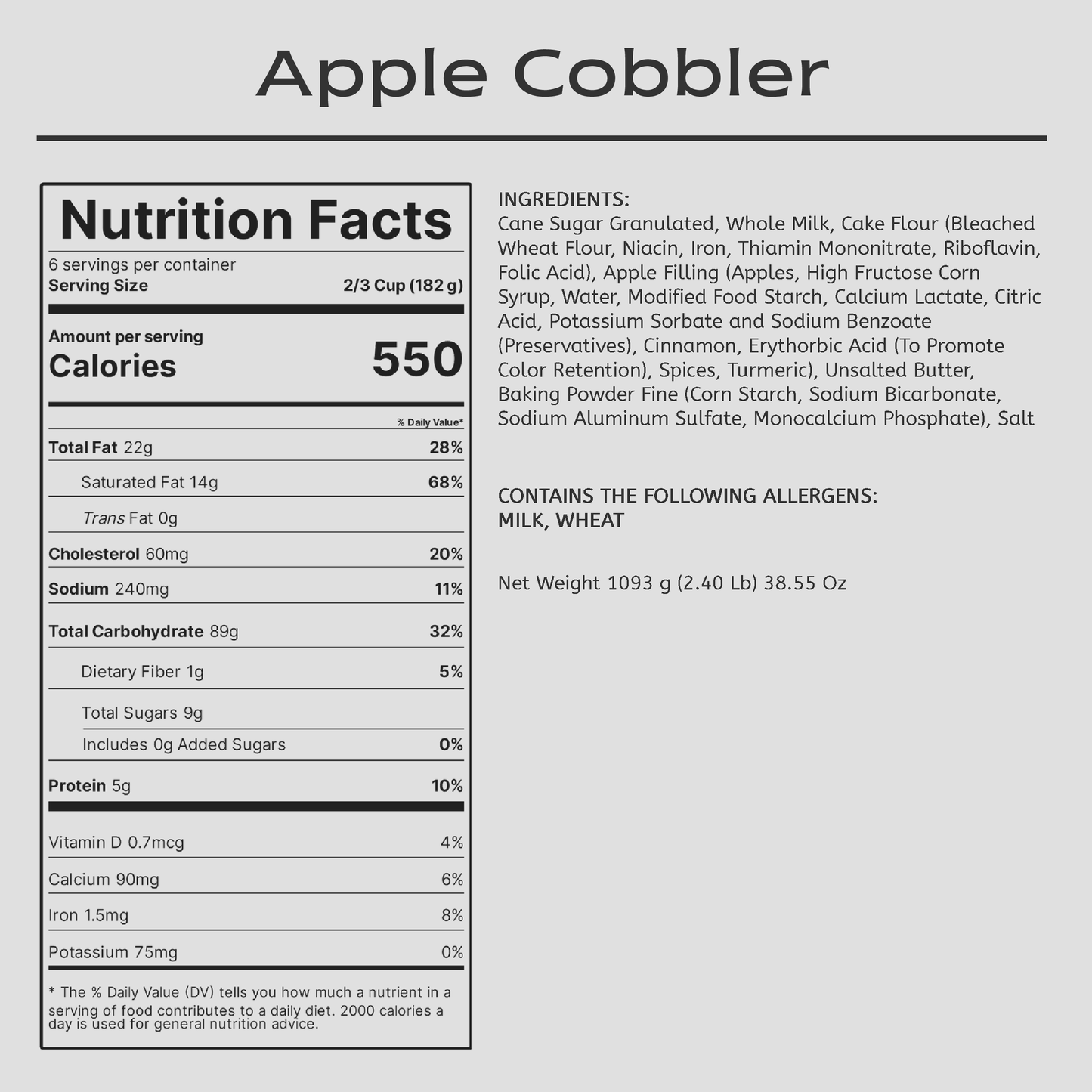 Apple Cobbler