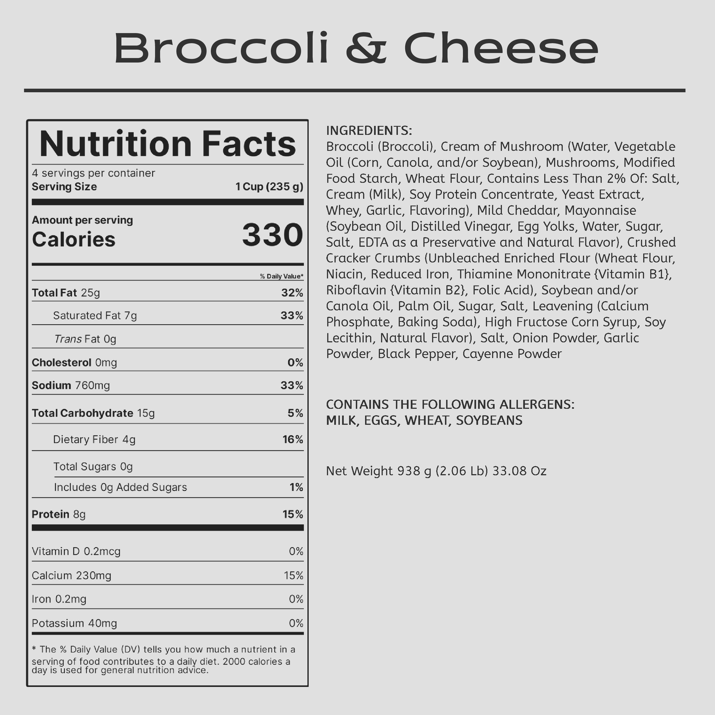 Broccoli & Cheese Casserole