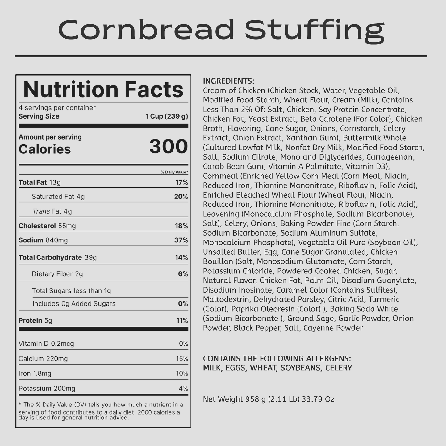 Cornbread Stuffing