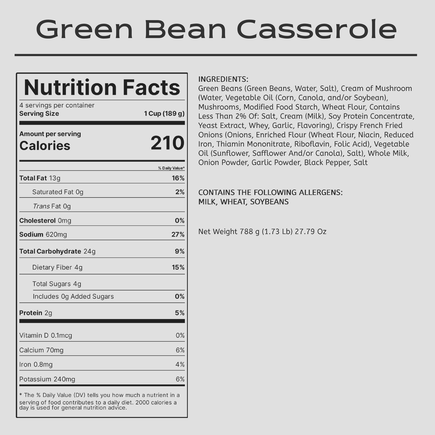 Green Bean Casserole