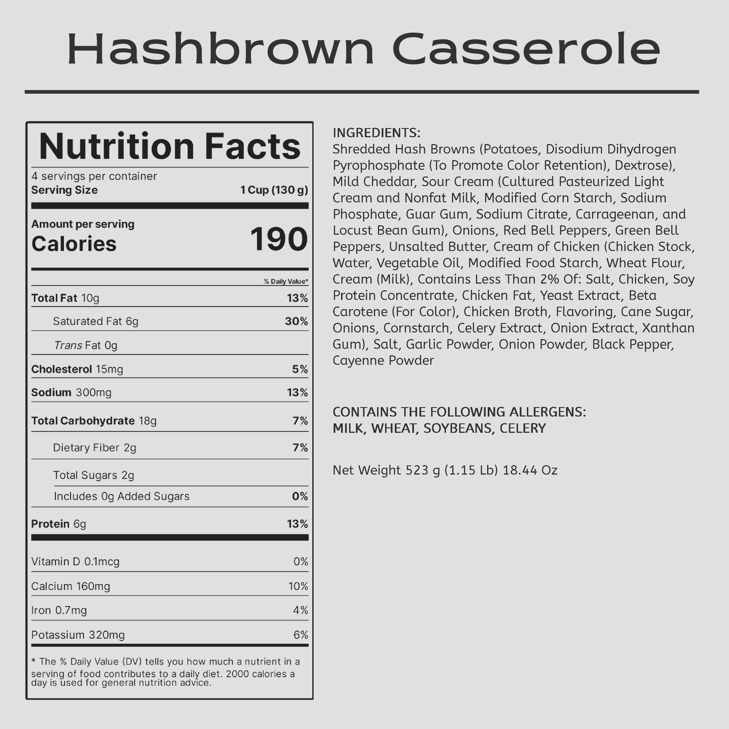 Hashbrown Casserole