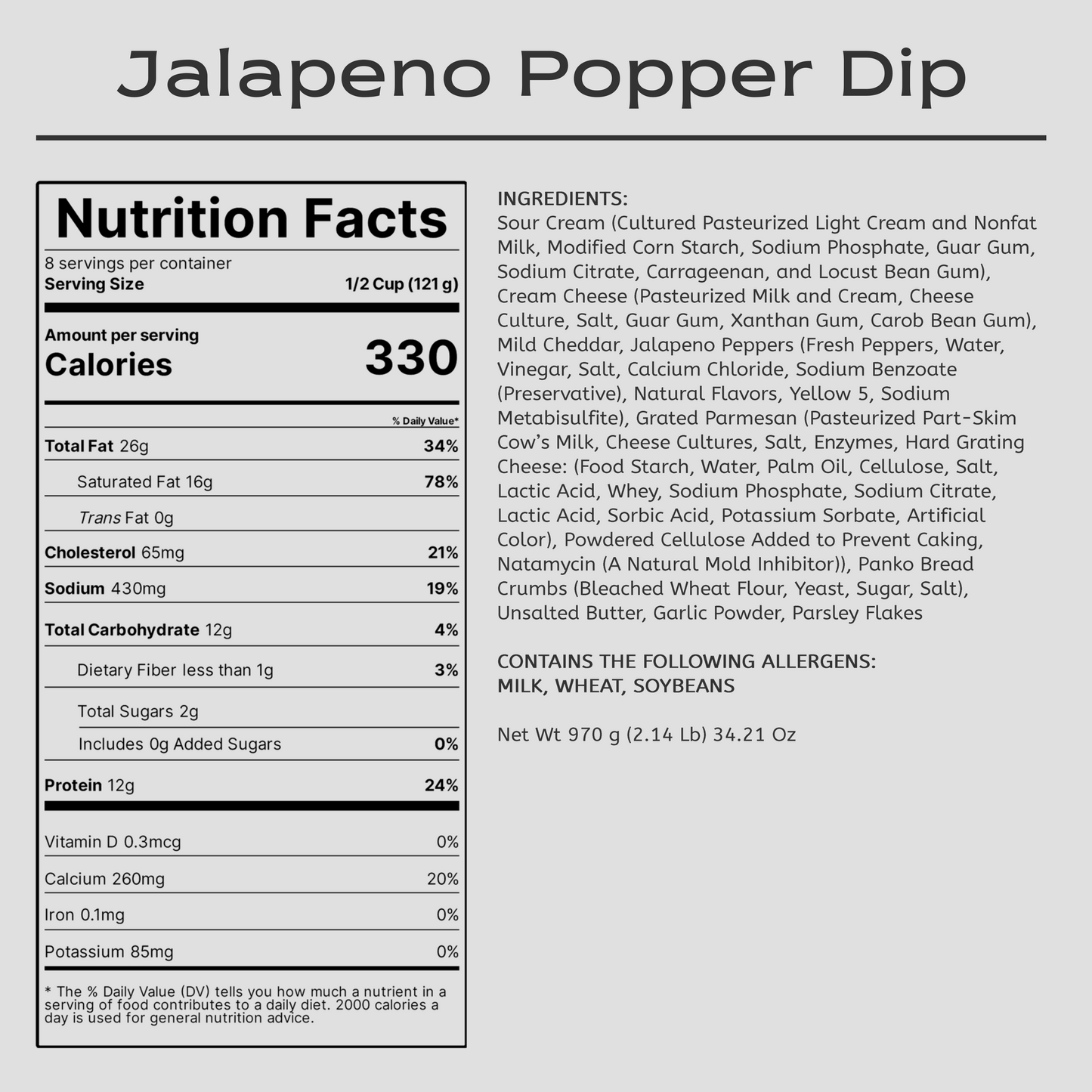 Jalapeno Popper Dip