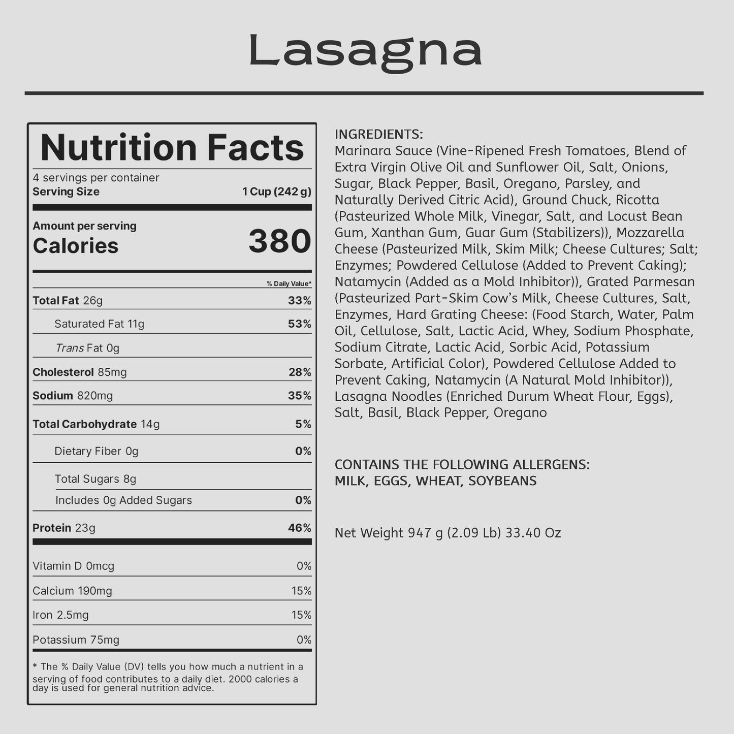 Lasagna