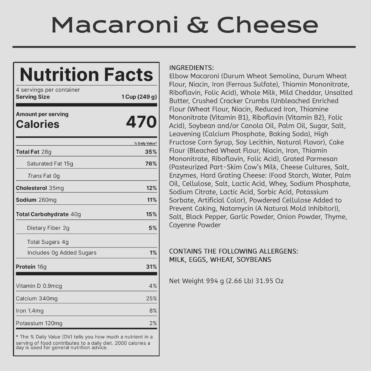 Macaroni & Cheese