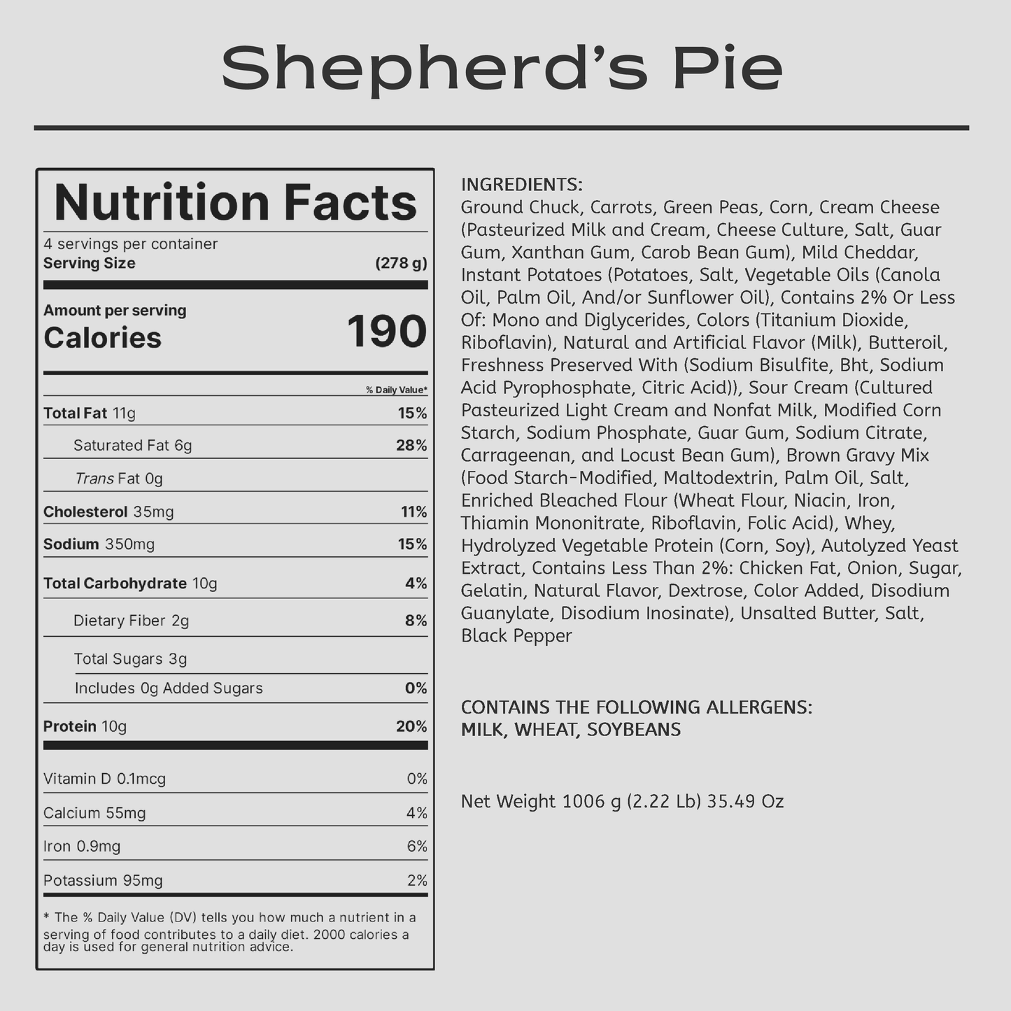 Shepherd's Pie