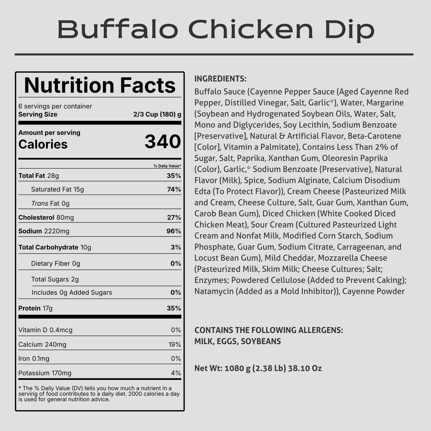 Buffalo Chicken Dip