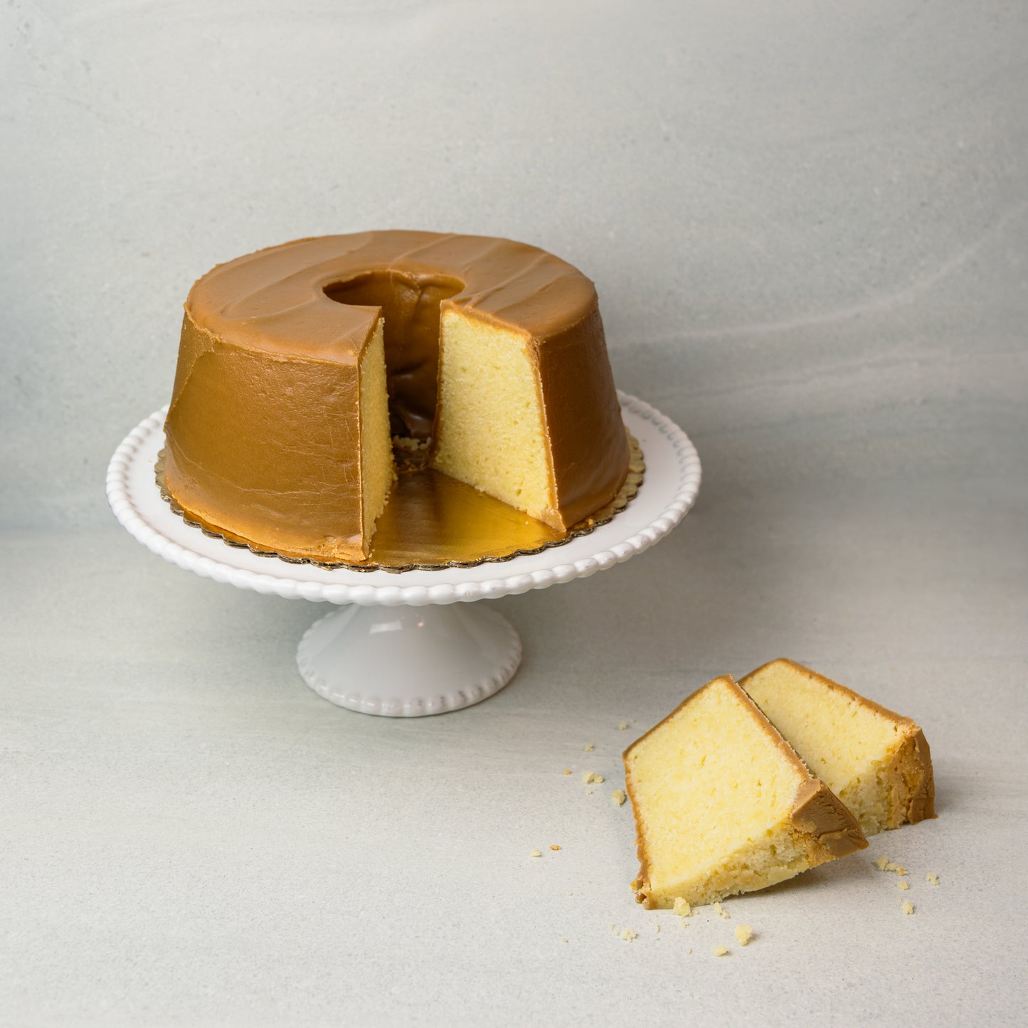 Caramel Iced Bundt Cake