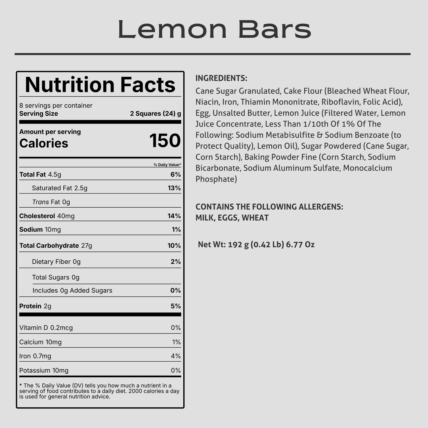 Lemon Bars