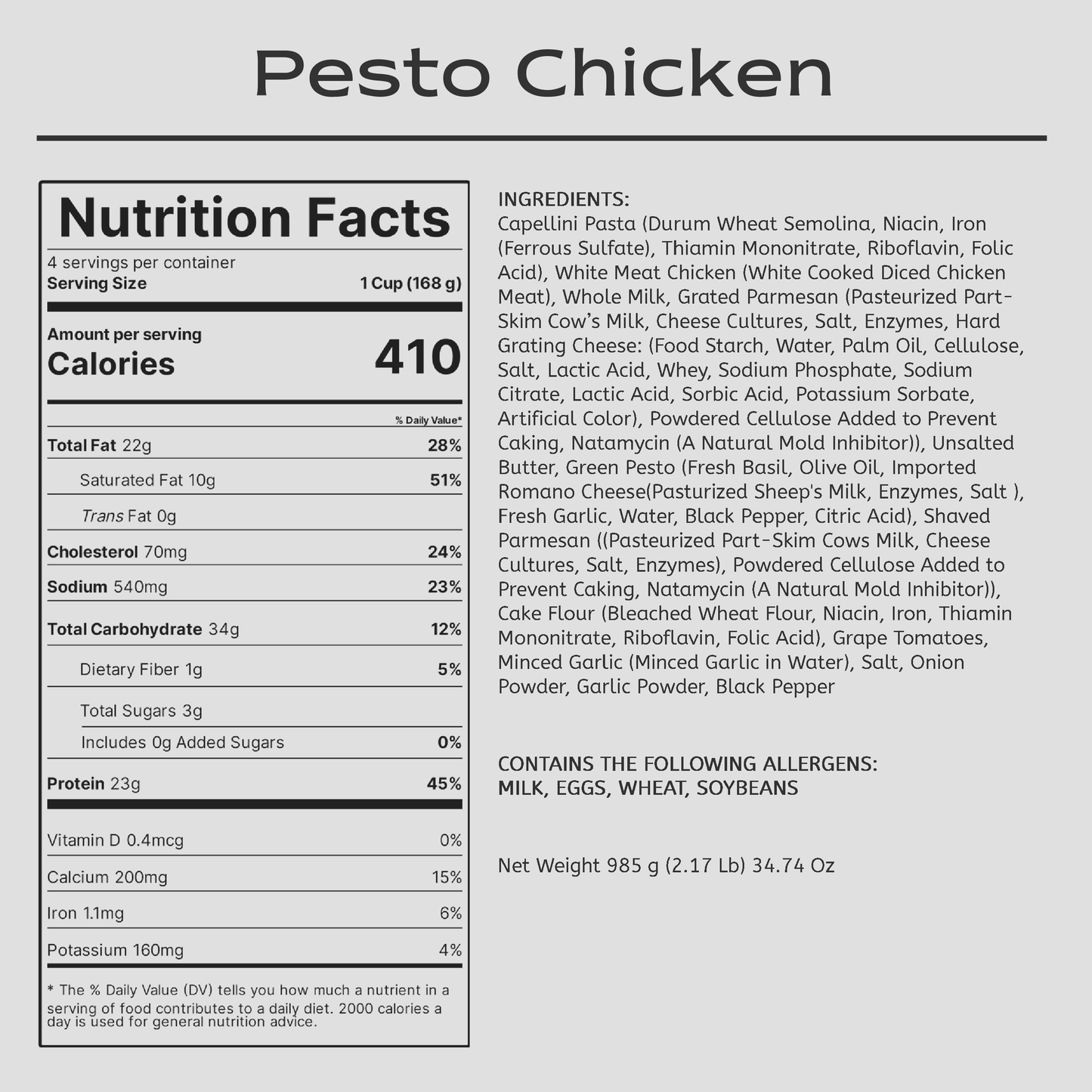 Pesto Chicken