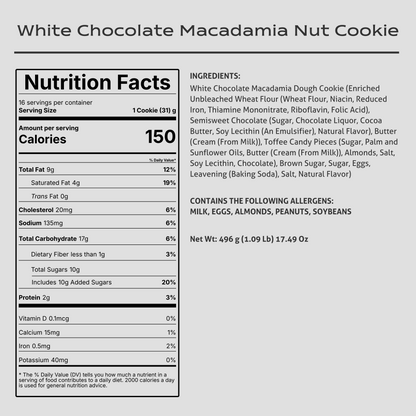 White Chocolate Macadamia Nut Cookies